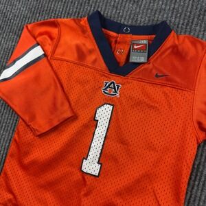 Nike Auburn Tigers Football Jersey Orange Kids 24M C2955-AU-24M Number 1